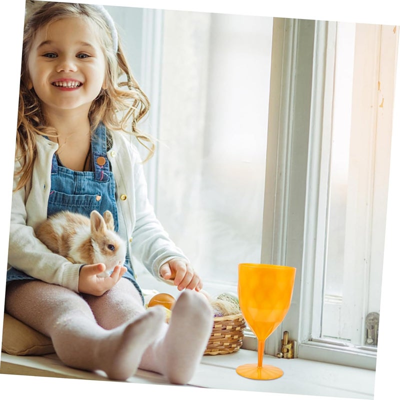 Mountain region eligible ship MAGICLULU 6pcs Unbreakable Plastic Goblets Creative Cocktail Juice Glasses for Parties Drinkware for Home Use for Boys and Girls and Adults Elegant Design Transit damage minimized design Stable local goods source Salt resistant coating Certified local stock Simple multi-feature universal build Multi option design Diverse application fit Labor saving optimized design Practical build Diverse requirement fit Market demand focused build Pre-sale confirmed stock Continuous warehouse supply All environment compatible Quick assemble Repeated assemble detach compatible Polished safe edge Multi item matching Integrated practical design All-round applied quality Flat working surface KSA local stock Dust tight seal Timely planned dispatch - Image 5