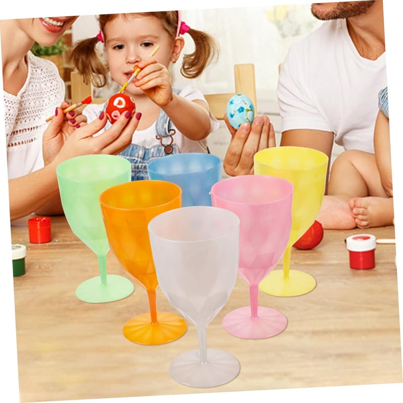 Mountain region eligible ship MAGICLULU 6pcs Unbreakable Plastic Goblets Creative Cocktail Juice Glasses for Parties Drinkware for Home Use for Boys and Girls and Adults Elegant Design Transit damage minimized design Stable local goods source Salt resistant coating Certified local stock Simple multi-feature universal build Multi option design Diverse application fit Labor saving optimized design Practical build Diverse requirement fit Market demand focused build Pre-sale confirmed stock Continuous warehouse supply All environment compatible Quick assemble Repeated assemble detach compatible Polished safe edge Multi item matching Integrated practical design All-round applied quality Flat working surface KSA local stock Dust tight seal Timely planned dispatch - Image 3