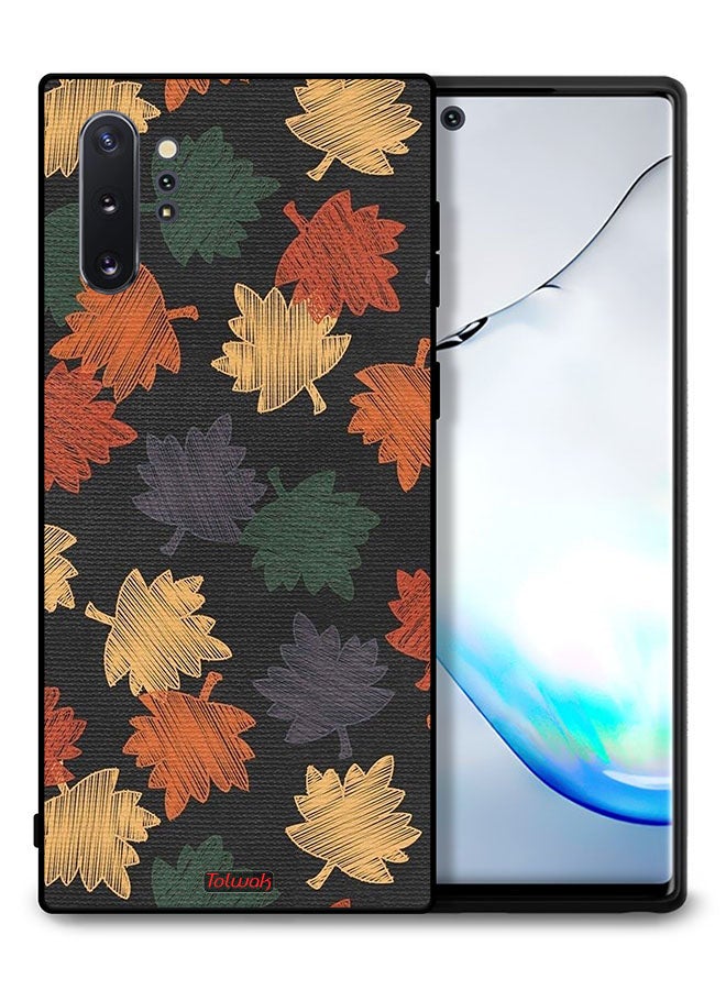 Tolwak Samsung Galaxy Note 10 Plus Protective Case Cover Autumn Leaves Art - Image 1