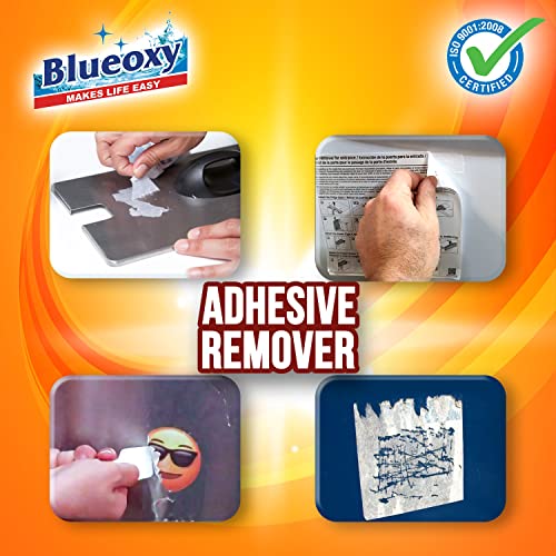 BLUEOXY Adhesive Remover Spray | Used to Remove Gum Glue Stickers Adhesives for Car, Glass, Fridge Door, Any Metal Surface | Car Glass Sticker Remover Spray | Ecological Formulation | 200 ML | QTY 1 - Image 3