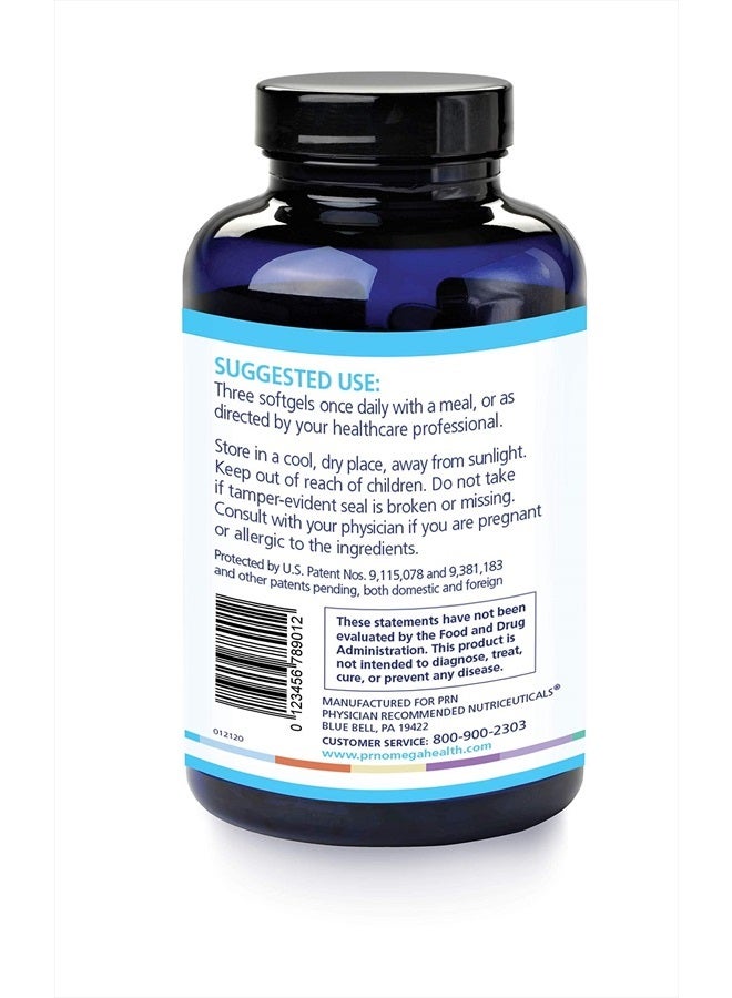 PRN De3 Omega-3 Fish Oil – 270 Softgels, 90-Day Supply – 2240mg EPA & DHA with No Fishy Burps – Fish Oil Supplements for Dry Eye Care - Image 3