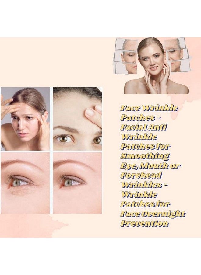 TMISHION - Oia Patches Facial Wrinkle Remover Strips 5Pcs Washable Anti Wrinkle Patch Oia Skin Patches Forehead Eye Face Anti Aging Patch Facial Patches For Prevent Eliminate Wrinkles Fine Lines - Image 1