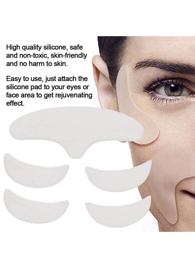 TMISHION - Oia Patches Facial Wrinkle Remover Strips 5Pcs Washable Anti Wrinkle Patch Oia Skin Patches Forehead Eye Face Anti Aging Patch Facial Patches For Prevent Eliminate Wrinkles Fine Lines - Image 1