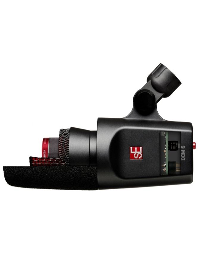 SE Electronics sE Electronics DCM6 front-addressed active cardioid dynamic microphone integrated with DYNAMITE Technology, pop filter and shockmount  - Image 3
