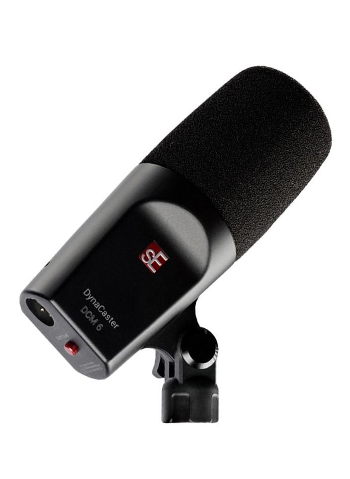 SE Electronics sE Electronics DCM6 front-addressed active cardioid dynamic microphone integrated with DYNAMITE Technology, pop filter and shockmount  - Image 1