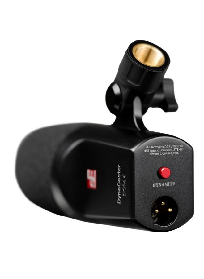 SE Electronics sE Electronics DCM6 front-addressed active cardioid dynamic microphone integrated with DYNAMITE Technology, pop filter and shockmount  - Image 2