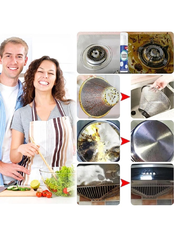 JUE-FISH Powerful Foam Cleaner Spray - Deep Fat Fryer, Kitchen, BBQ, Drain Stain Remover - Heavy Duty Degreaser - All Purpose - 100ml - Image 4