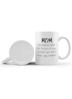 PRINTSHOP4ME Mother's Day Ceramic Mug For Best Mom Ever-Best Gifts Mom-Birthday Gifts From Daughter Son-Gifts For Mom  - Image 2