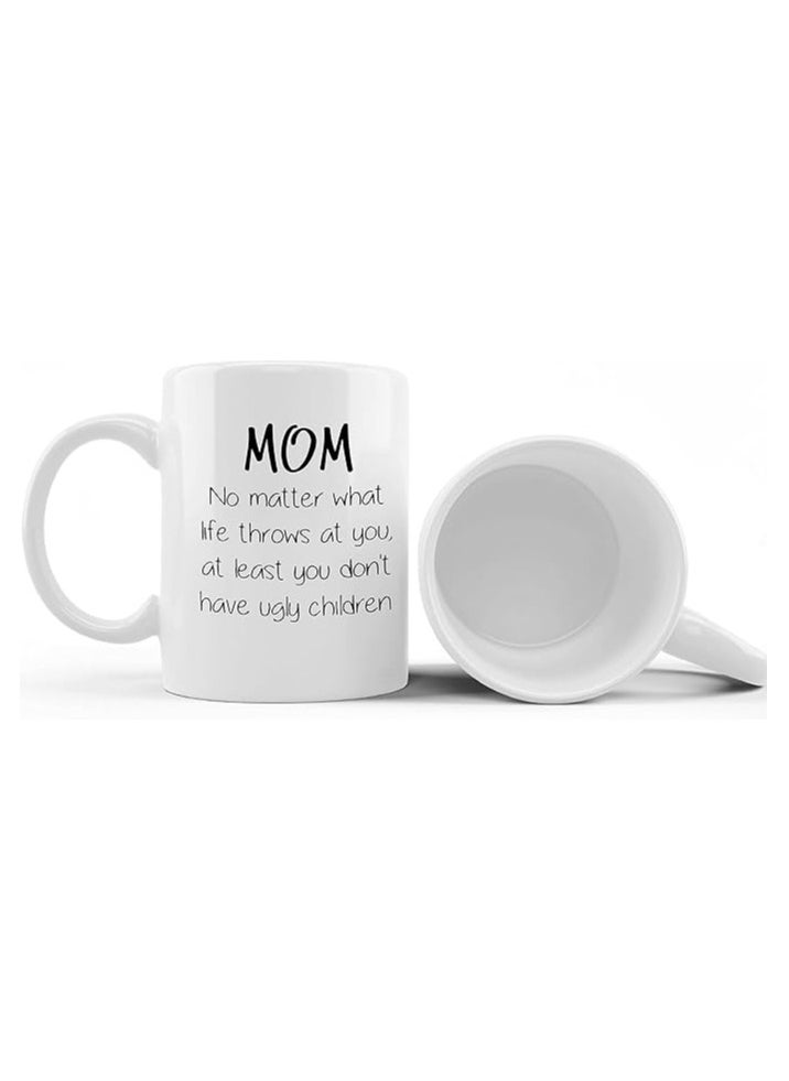 PRINTSHOP4ME Mother's Day Ceramic Mug For Best Mom Ever-Best Gifts Mom-Birthday Gifts From Daughter Son-Gifts For Mom  - Image 3