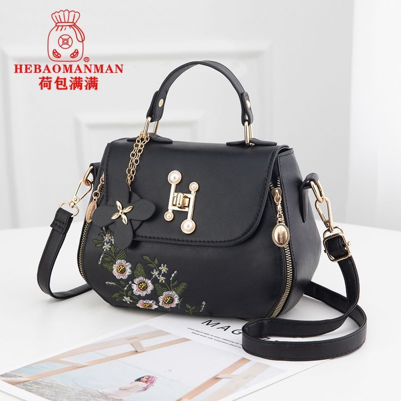 Women'S Bag Women'S 2022 New All-Match Middle-Aged Mother'S Bag Embroidered Shoulder Crossbody Handbag For Women - Image 5