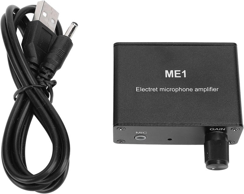 FTVOGUE Adjustable Gain Electret Microphone Amp, 3.5mm Input, 150mah Lithium Battery, 10H Playtime for Phone, PCAmplifiers & Effects - Image 2