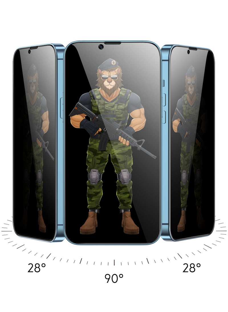 3D Privacy Glass Screen Protector Pet HD Anti Broken Soft Edge for iPhone 12 / 12Pro / Scratch Resistant / Ultra Hardness / 100% Bubble Free / Crystal Clear / Anti Fingerprint / Shockproof Test / Full Coverage / Grease Resistance / Tempered Glass / Definition Clarity / Highly Responsive - Black