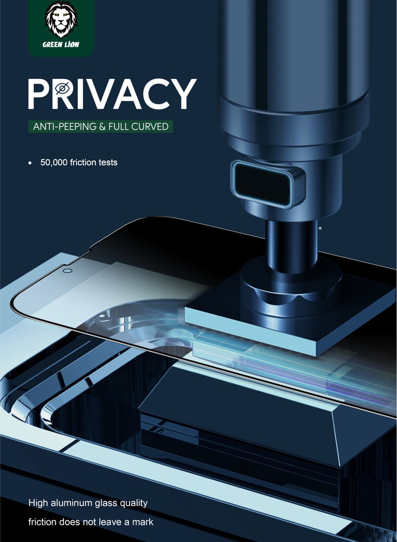 3D Privacy Glass Screen Protector Pet HD Anti Broken Soft Edge for iPhone 12 / 12Pro / Scratch Resistant / Ultra Hardness / 100% Bubble Free / Crystal Clear / Anti Fingerprint / Shockproof Test / Full Coverage / Grease Resistance / Tempered Glass / Definition Clarity / Highly Responsive - Black