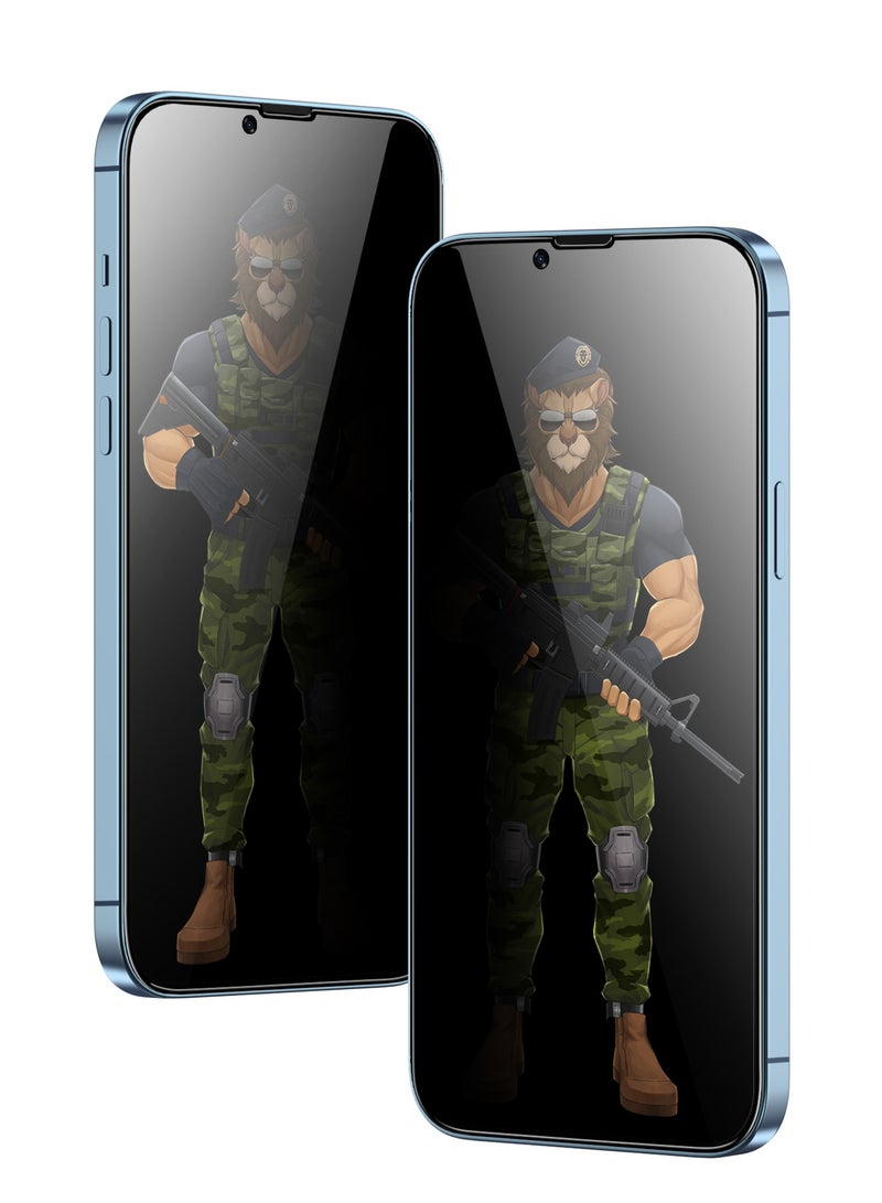 3D Privacy Glass Screen Protector Pet HD Anti Broken Soft Edge for iPhone 12 / 12Pro / Scratch Resistant / Ultra Hardness / 100% Bubble Free / Crystal Clear / Anti Fingerprint / Shockproof Test / Full Coverage / Grease Resistance / Tempered Glass / Definition Clarity / Highly Responsive - Black