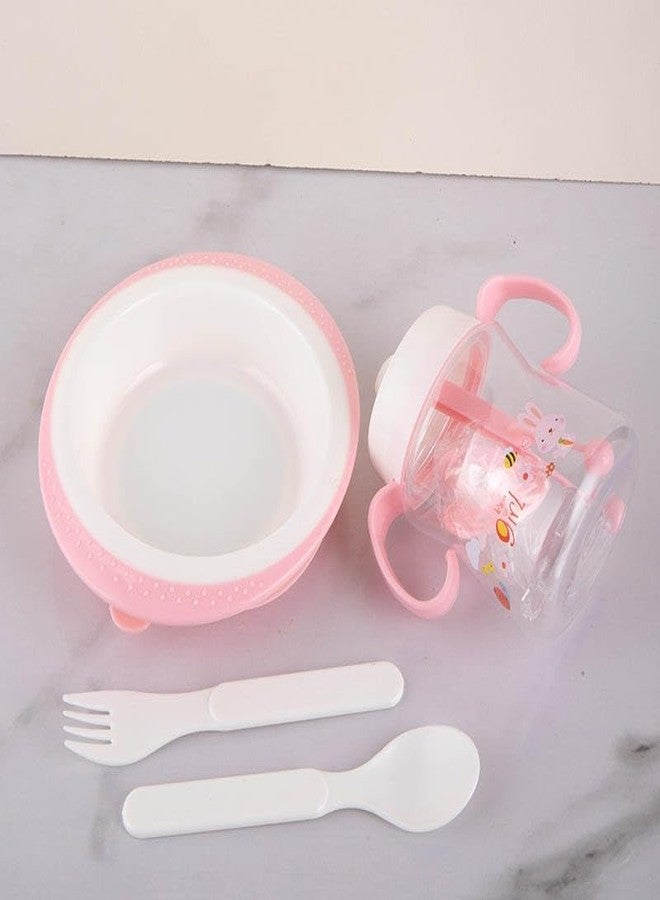Cazuela Baby Feeding Set Baby Tableware Plate Spoon Fork Milk Water Bottle Full Set Baby Feeding Tools (5 in 1) - Image 5