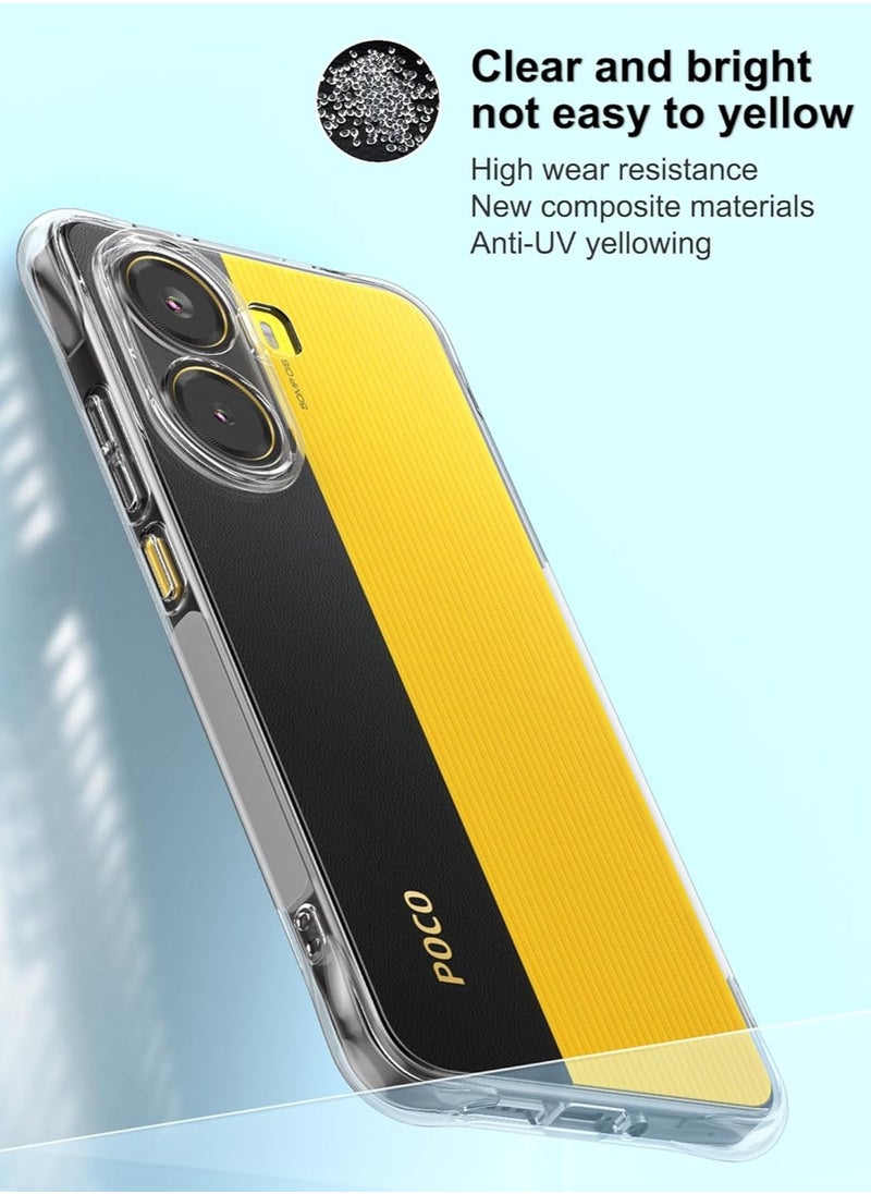 BORTONY - Xiaomi Poco X7 Pro 5G Case Cover Soft Silicone Protective Case with Reinforced Corners Camera Protection Cover For Xiaomi Poco X7 Pro 5G - Image 1