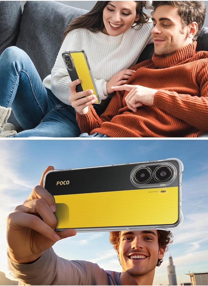 BORTONY - Xiaomi Poco X7 Pro 5G Case Cover Soft Silicone Protective Case with Reinforced Corners Camera Protection Cover For Xiaomi Poco X7 Pro 5G - Image 1