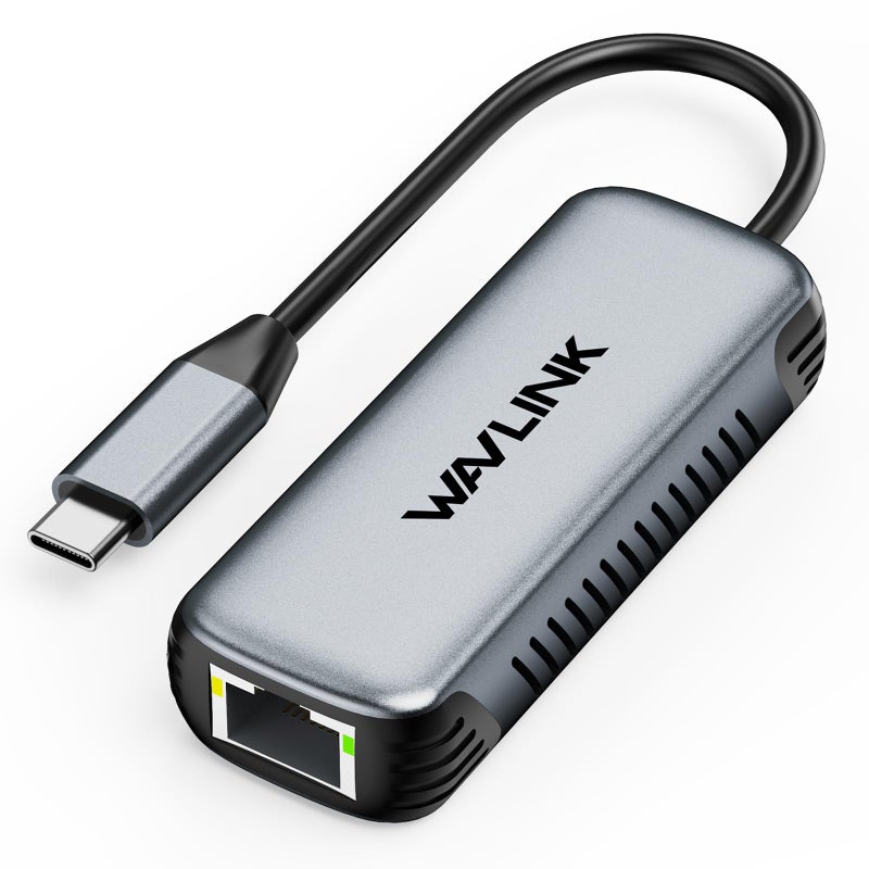 WAVLINK 5Gbps USB C to Ethernet Adapter, 5000Mbps USB-C to RJ45 Network Converter, Aluminum Case for Windows, Mac OS, iPad OS and More, RTL8157 Chipset, (5Gbps Need Type-C > 3.2) - Image 1