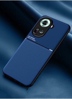 ماركة غير محددة غطاء حماية واقٍ لهاتف OPPO Reno 11 5G باللون الأزرق للأعمال الراقية  - Image 2