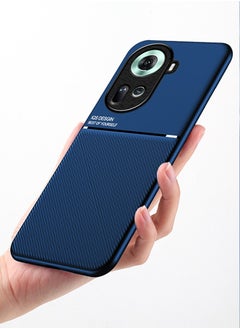 ماركة غير محددة غطاء حماية واقٍ لهاتف OPPO Reno 11 5G باللون الأزرق للأعمال الراقية  - Image 3