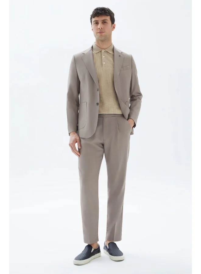 Wecre8 Beige Patch Blazer