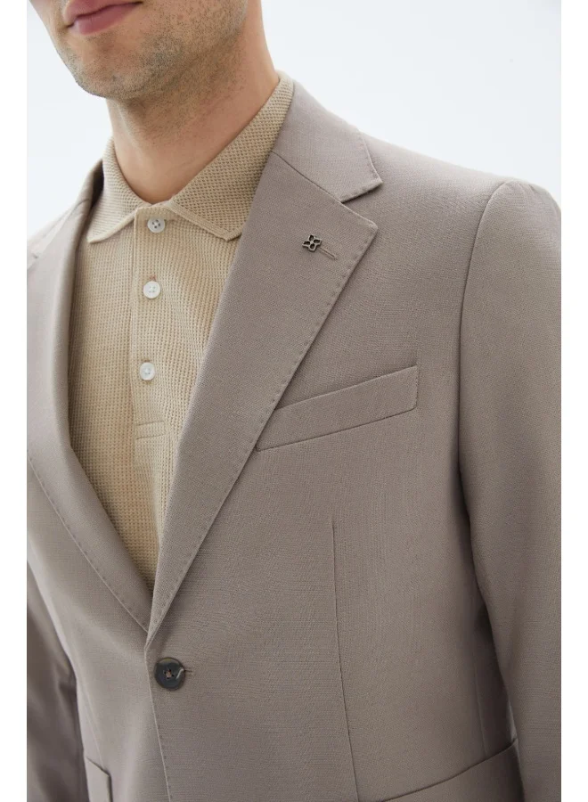 Wecre8 Beige Patch Blazer