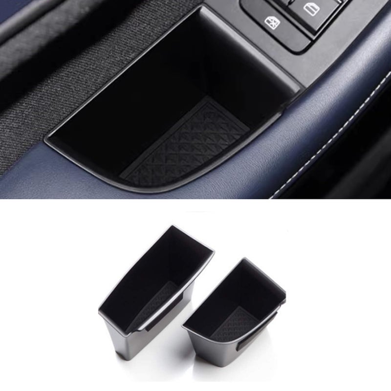 TTCR-II Compatible with Door Handle Organizer Tray Mazda 3 2019-2025, Fits for Door Storage Box Mazda CX-30 2020-2025 at Driver and Front Passenger Side (2 Pcs) - Image 1
