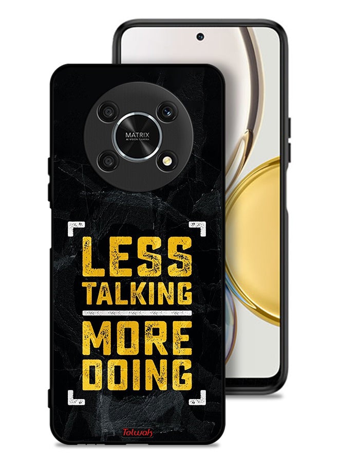 Tolwak Honor X9 5G Protective Case Cover Less Talking More Doing - Image 1