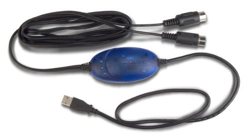 M-Audio Midisport Uno | واجهة MIDI محمولة 1-في/1-خارج عبر اتصال USB (16 × 16 قنوات MIDI)، أسود - Image 1