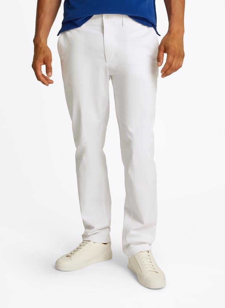 TOMMY HILFIGER - Denton Satin Chino Trousers - Image 1