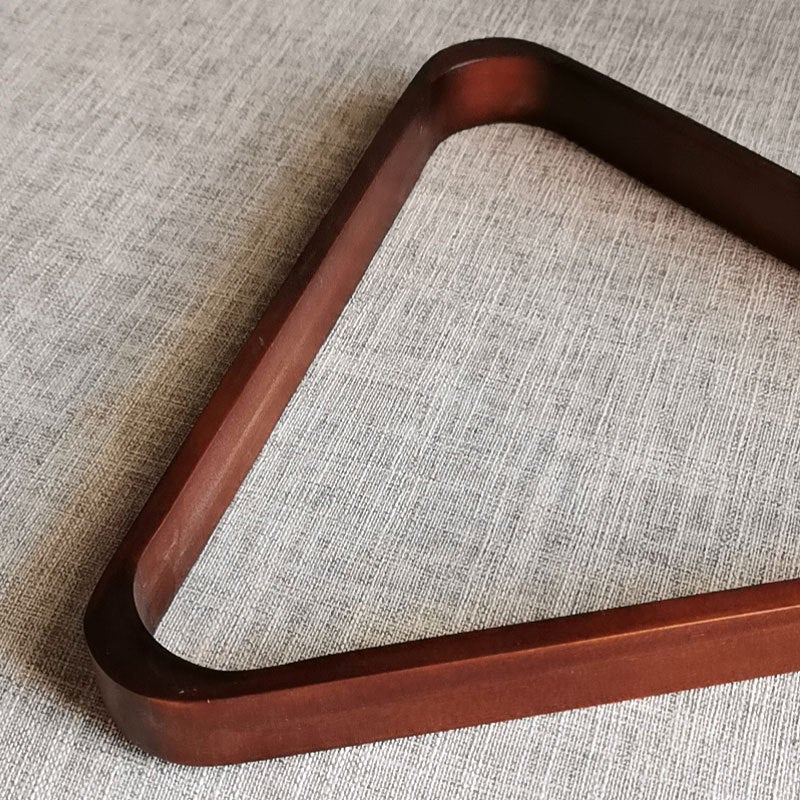 Billiard tripod 57.2mm tripod wooden solid wood triangle frame British American fancy nine-ball swing ball frame(Burgundy) - Image 3