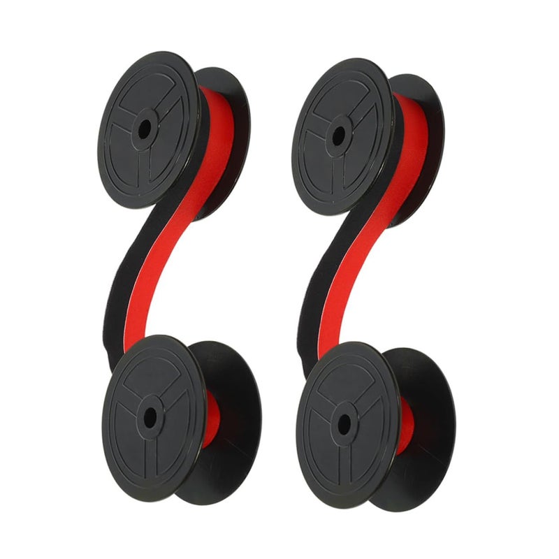 Twin Roller Typewriter Ribbon Replacement Pack Compatible for Printers and Calculators 2pcs - Image 2