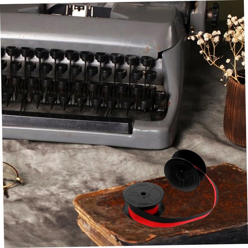 Twin Roller Typewriter Ribbon Replacement Pack Compatible for Printers and Calculators 2pcs - Image 5