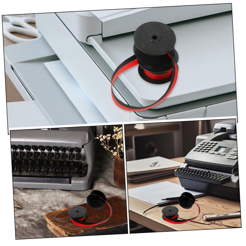Twin Roller Typewriter Ribbon Replacement Pack Compatible for Printers and Calculators 2pcs - Image 4