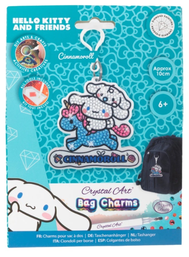 كرافت الصديق مجموعة طقم حرفة سحرية كيس سينامورول كريستال (Hello Kitty)  مجموعة حرف يدوية للقيام بها بنفسك - Image 4