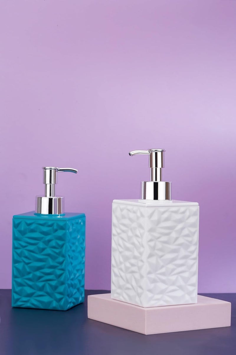 Stewit Liquid Soap Dispenser Stoneware Bottle for KitchenSoap DispeBathroom Sanitizer Lotion Shampoo Dispenser Plastic Handwashnser for Wash Basin Bathroom Accessories Multi Color - Image 3