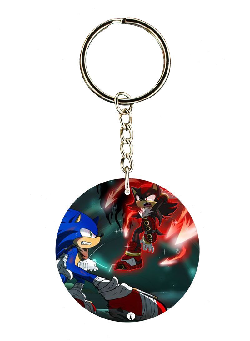 RKN Sonic Printed Keychain