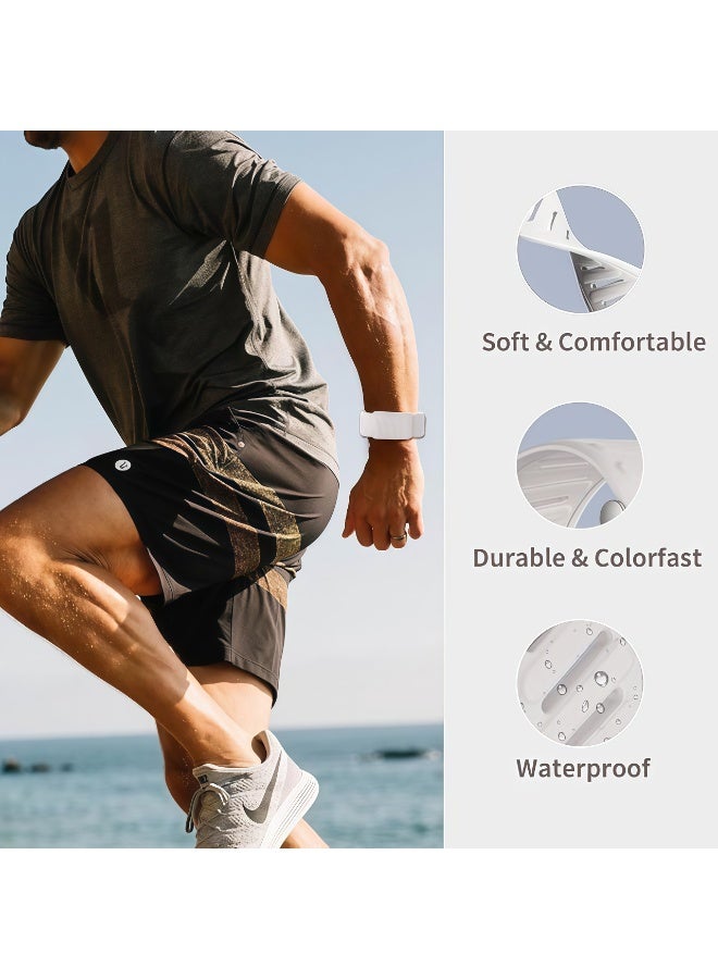 Anna Compatible with Whoop Watch 4.0 strap; comfortable and durable soft silicone starlight color strap accessory - perfect choice for sports. - Image 5
