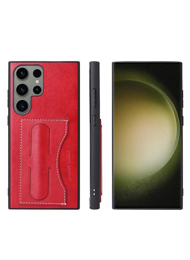 Case For Samsung Galaxy S23 Ultra 5G Fierre Shann Full Coverage Protective Leather Phone Case