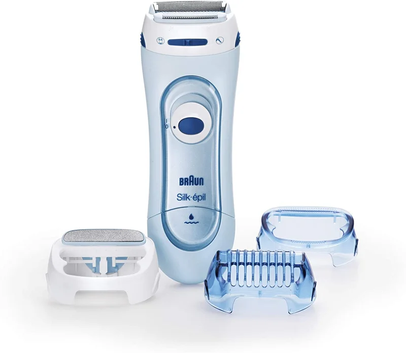 Braun Silk-épil Lady Shaver, Wet & Dry 3-in-1 Shaver with 2 Extras – LS 5160