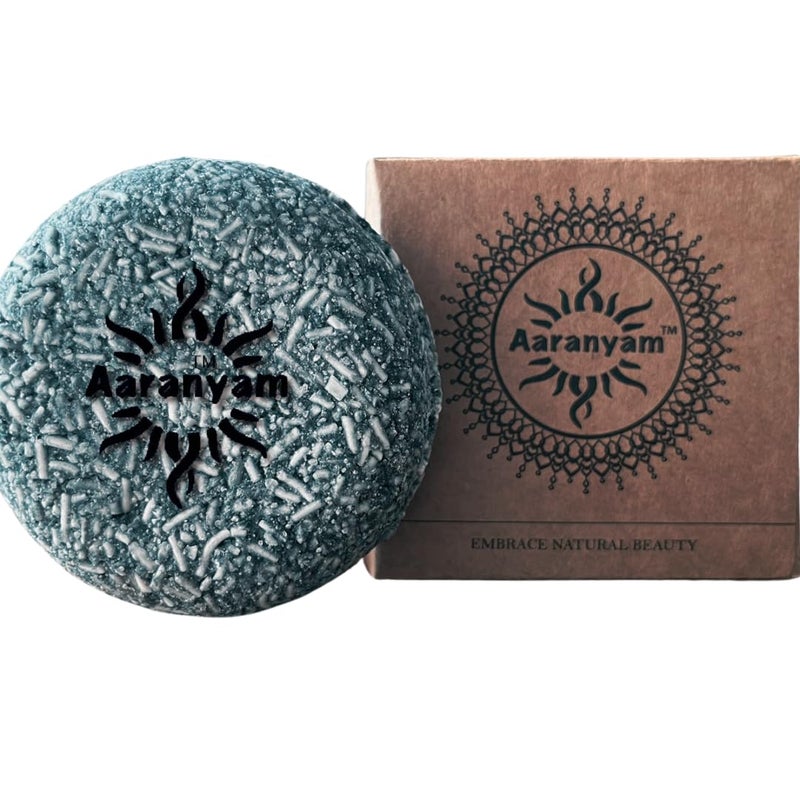 Aaranyam Detoxing Charcoal Shampoo Bar 100g Castor Tea Tree Essential Oils For Oily Hair Hydrating Moisturizing 100 Biodegradable Shampoo Bar for Men Women Anti Dandruff - Image 2