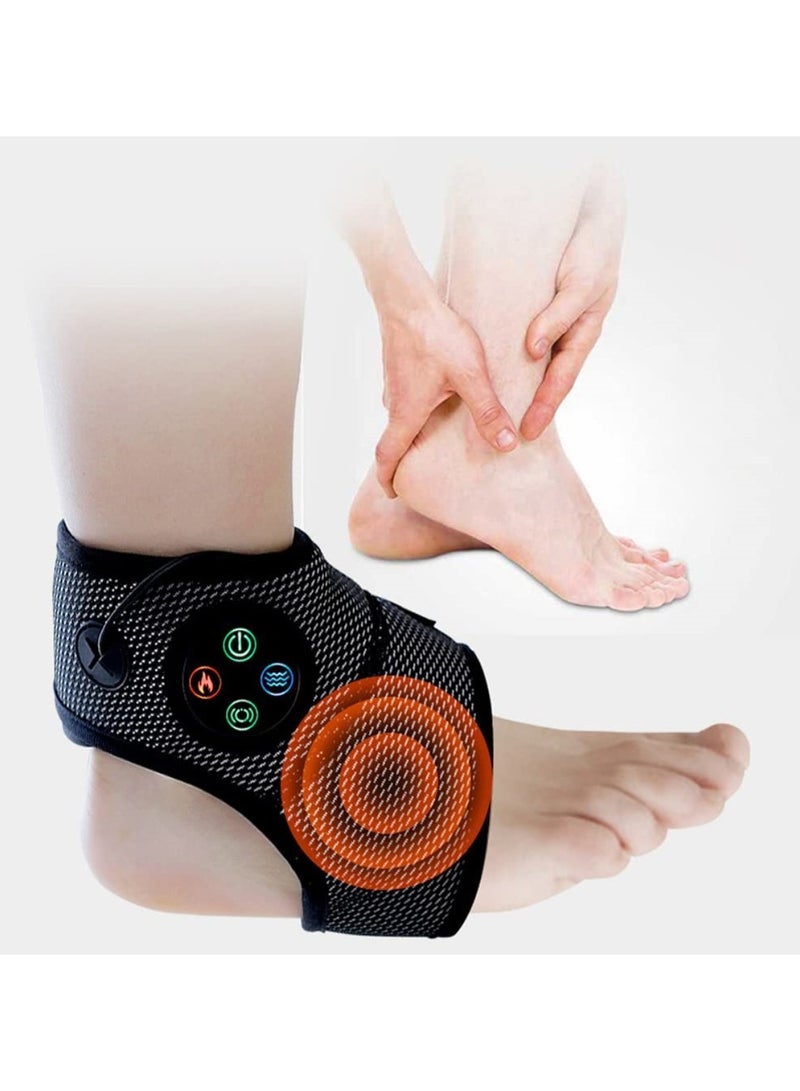 Ru syanl Smart Ankle Brace Foot Compression Electric Ankle Massager Heating Brace for Foot Pain Relief and Relaxation  - Image 1