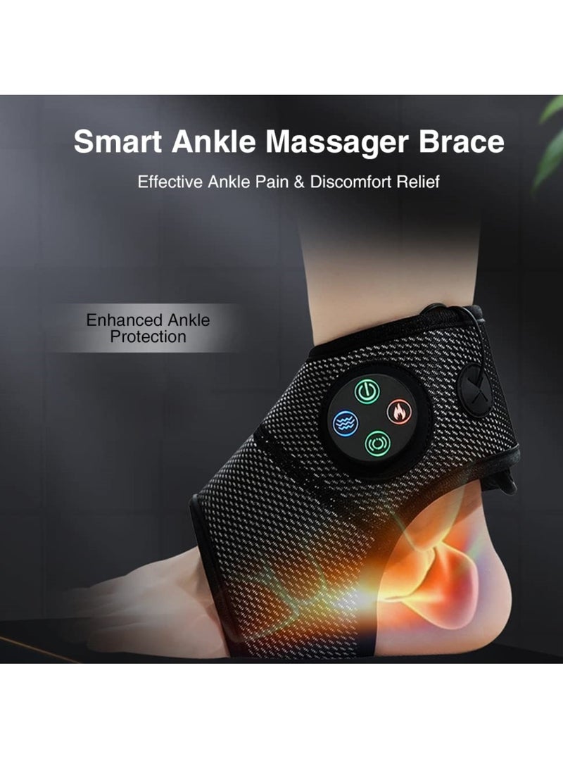 Ru syanl Smart Ankle Brace Foot Compression Electric Ankle Massager Heating Brace for Foot Pain Relief and Relaxation  - Image 5