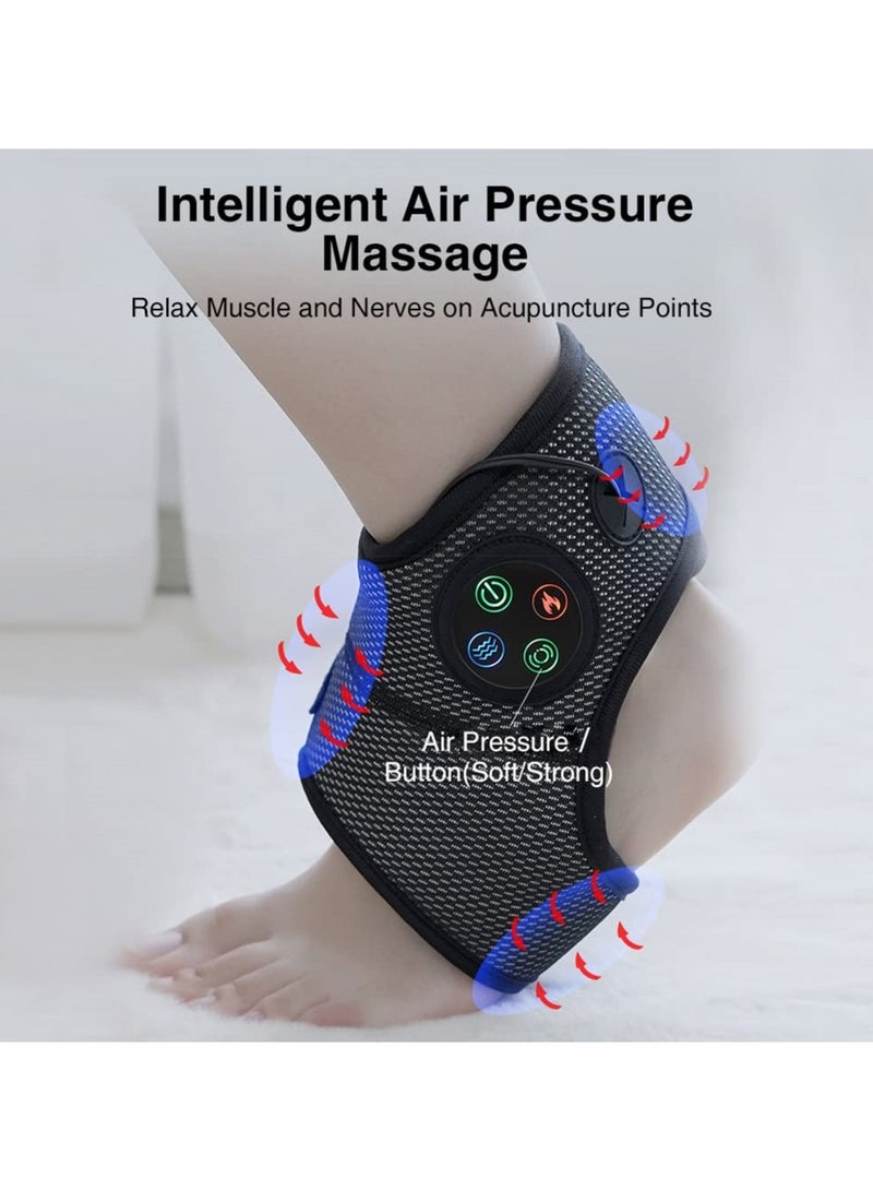 Ru syanl Smart Ankle Brace Foot Compression Electric Ankle Massager Heating Brace for Foot Pain Relief and Relaxation  - Image 2