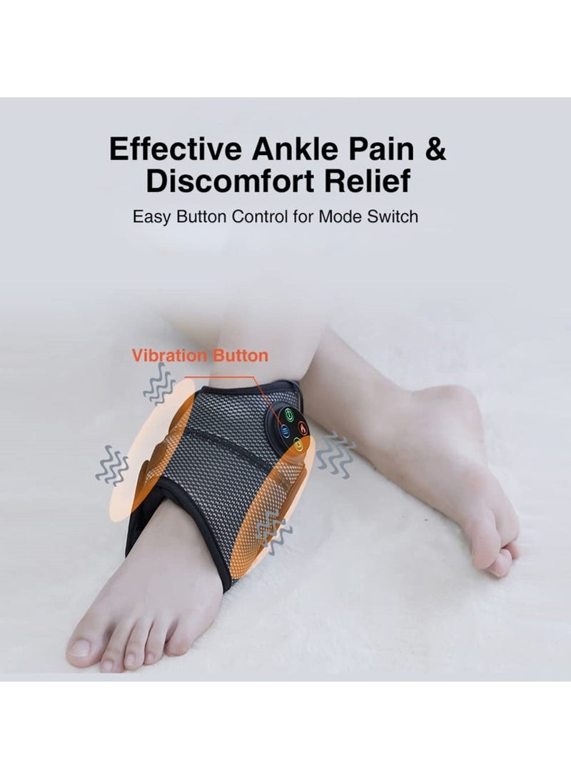 Ru syanl Smart Ankle Brace Foot Compression Electric Ankle Massager Heating Brace for Foot Pain Relief and Relaxation  - Image 3