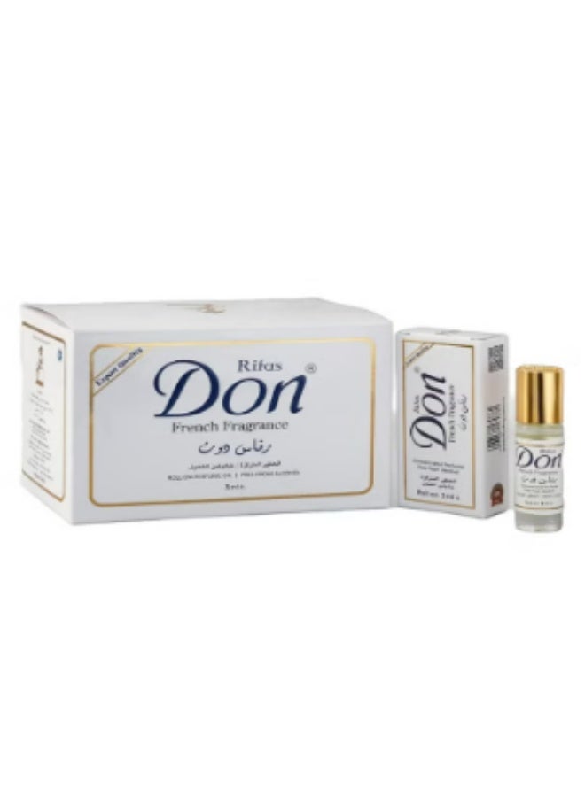 don 12 pieces French Fragrance Roll On Concentrated Perfume Free From Alcohol - 12x3ml - Image 2