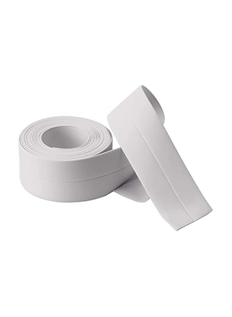 erorex Caulk Strip - White, Waterproof, PVC, 1 Count, 6.35mm Max Gap Fill, Kitchen, Bathroom, Tile, Wall - Image 4