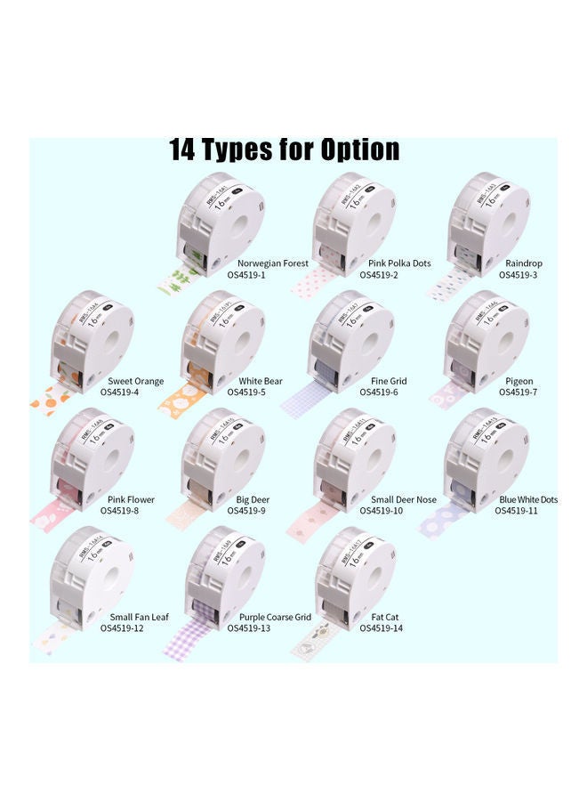 NIBEMINENT 1 Roll Thermal Printing Paper Multicolour - Image 2