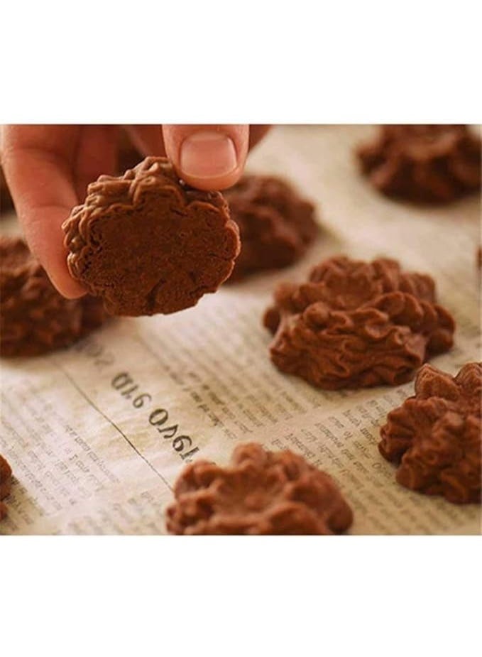 100 Sheets Bread Sandwich Burger Fries Food Grade Oil Proof Paper Grease Paper Greaseproof Wrappers Wrapping Baking Tools Gift Wrapping Tissue 18x18cm - Image 3