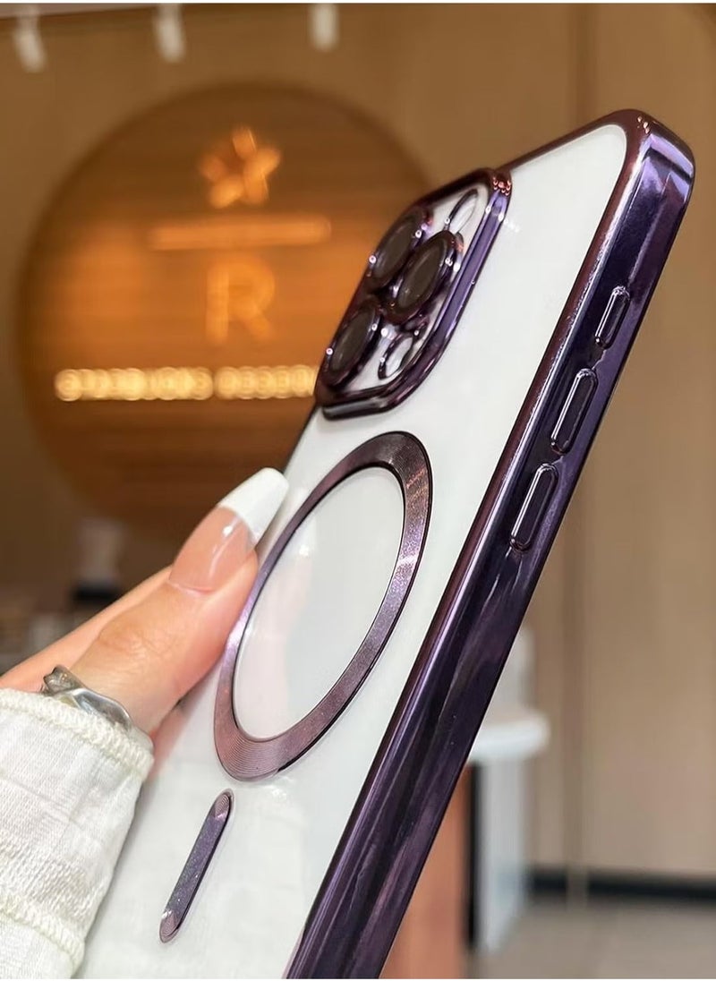 ELTRAZONE iPhone 16 Pro Max Magnetic Case Compatible with Mag-Safe – Built-in Camera Protector, Soft TPU Anti-Scratch Shockproof Slim Clear Case for iPhone 16 Pro Max (6.1 Inch) – Ultra-Protection and Stylish Design - Image 4